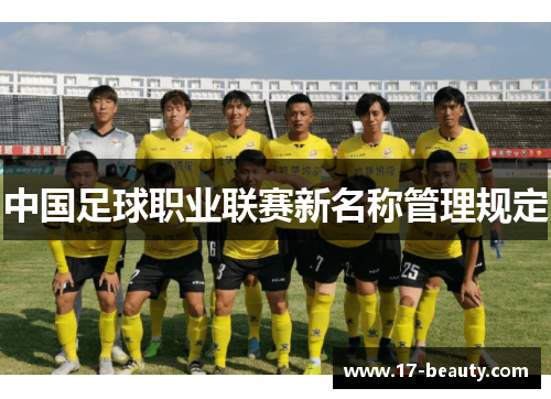 中国足球职业联赛新名称管理规定